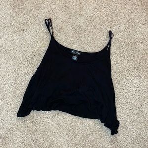 Black Mini Crop Top
